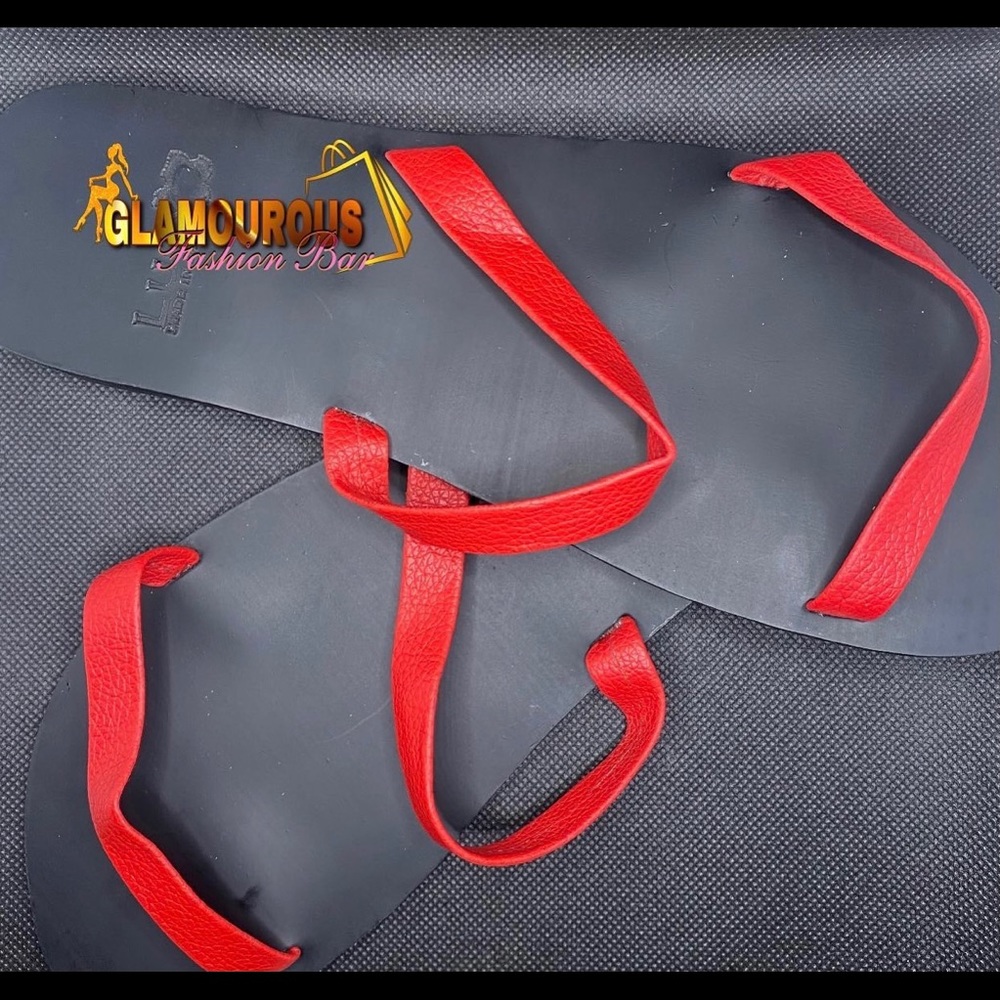 Red sandals